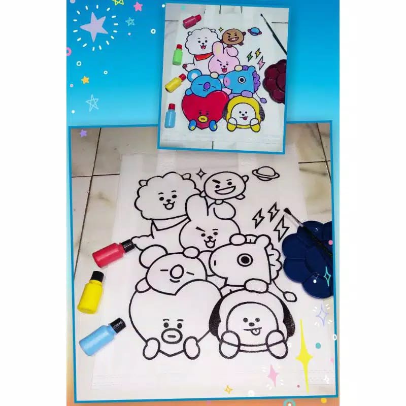 

Tas Spunbond/ Tas Melukis/ Tas Mewarnai Murah Karakter 1 Biasa / Oval / Tanpa Tali