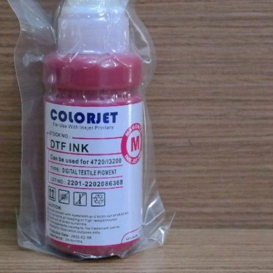 Tinta DTF Colorjet Premium Quality Digital Textile Pigment