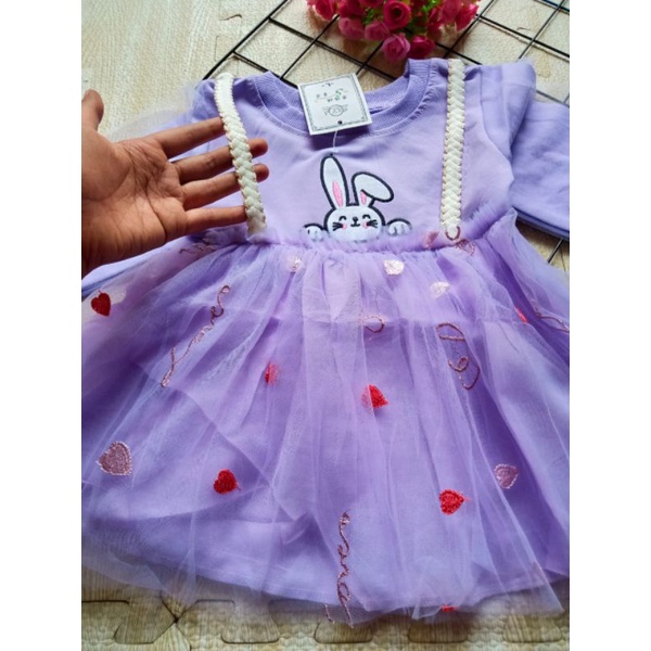 [0-4T] DRESS Sweater import anak perempuan premium Gaun bayi cewek tutu lengan panjang DRESS SOFIA /Dress Anak Perempuan Import/ Gaun Tutu Pesta Lengan Panjang Korea Fashion Style Berkualitas Tinggi