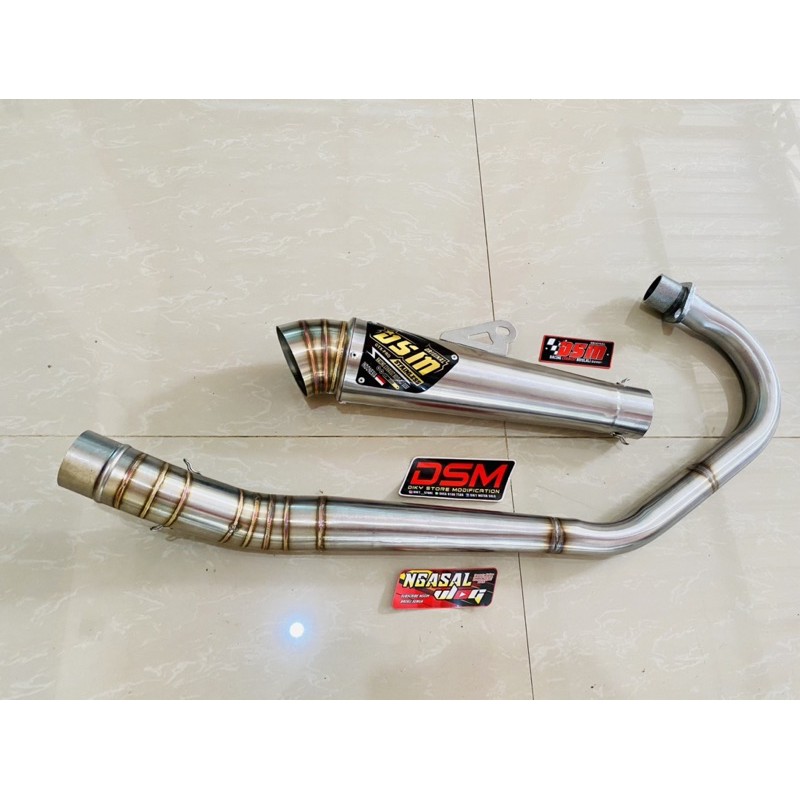 Knalpot Dsm racing Cb gl megapro Tiger Herex