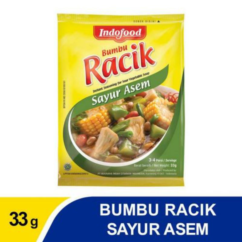 

Indofood bumbu racik sayur asem