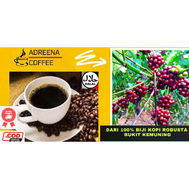 

Kopi Murni - Kopi Asli 100% - Robusta Bukit Kemuning