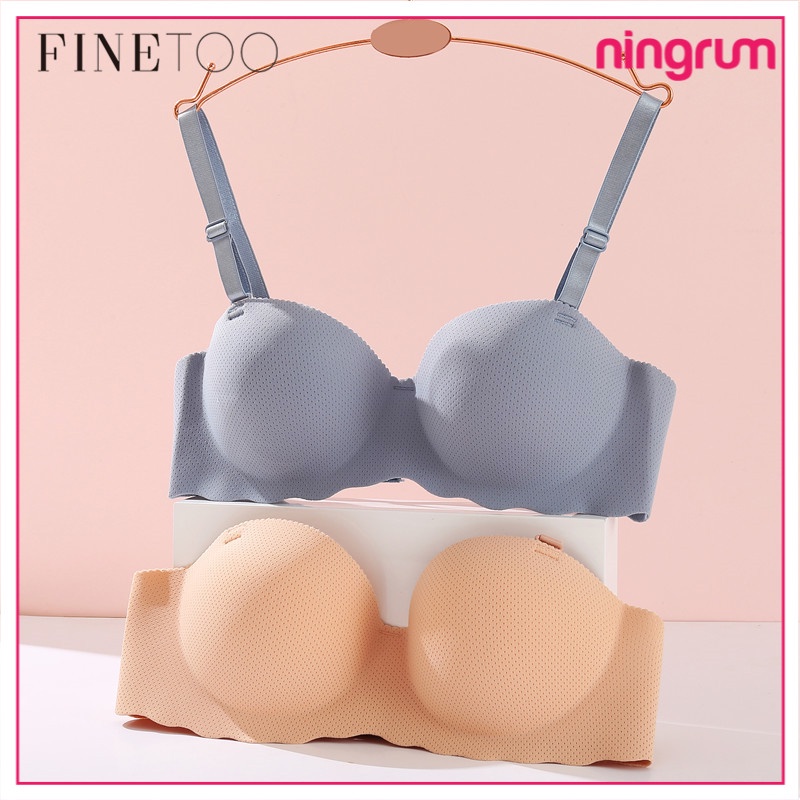 Ningrum Pakaian Dalam Bra Wanita BH Wanita Bsexy push up invisible bh bralette strapless tanpa kawat import premium korean style - 2057