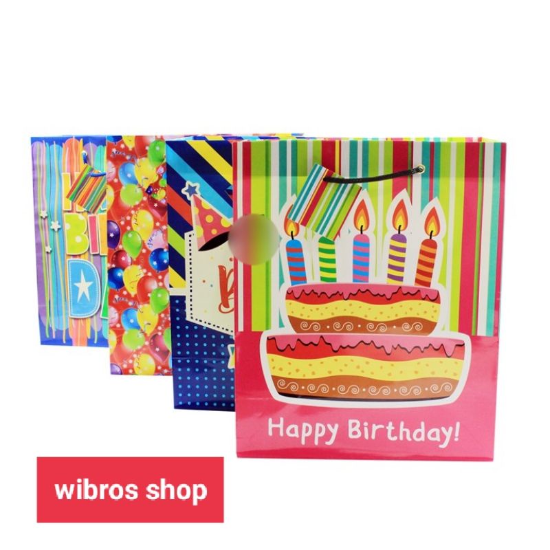 

paper bag okey c happy birthday