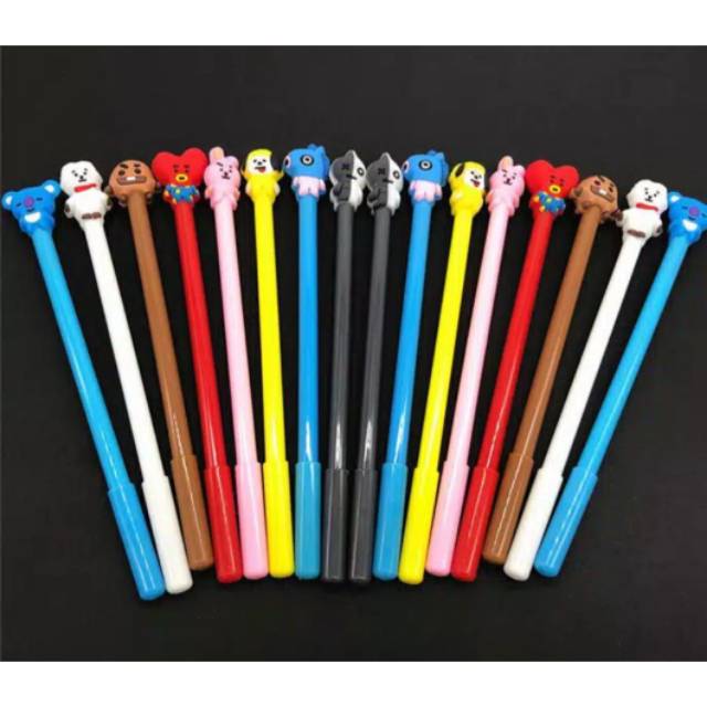

Pulpen BT21 KPOP BTS gel pen