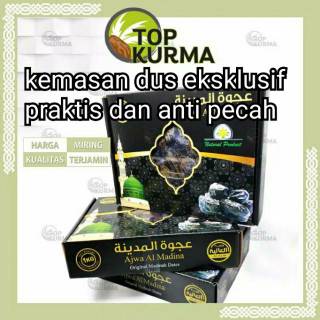 Kurma Ajwa / Kurma Nabi Super 500 Gr Asli Madinah | Shopee