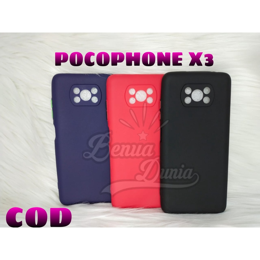 CASE MACARON POCOPHONE M3 -POCOPHONE M3 PRO -POCOPHONE X3//SOFTCASE MACARON PROTECTION KAMERA - BD