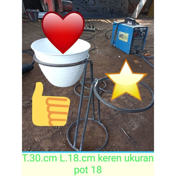 STANDING POT BESI KEREN