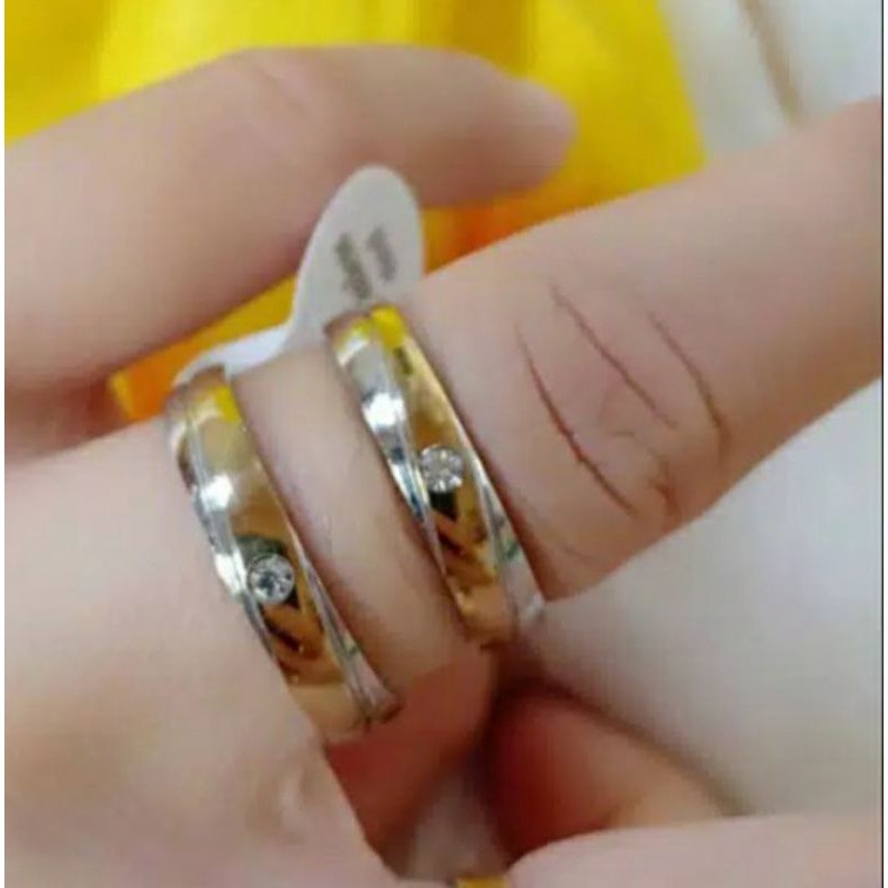 CINCIN COUPLE/CINCIN UKIR NAMA [TITANIUM]