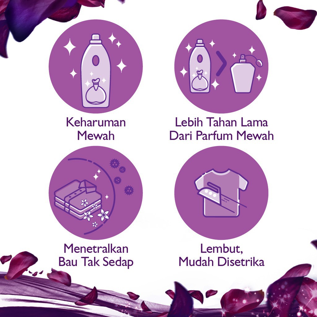 Downy Pewangi dan Pelembut Pakaian Konsentrat Mystique 680 ml