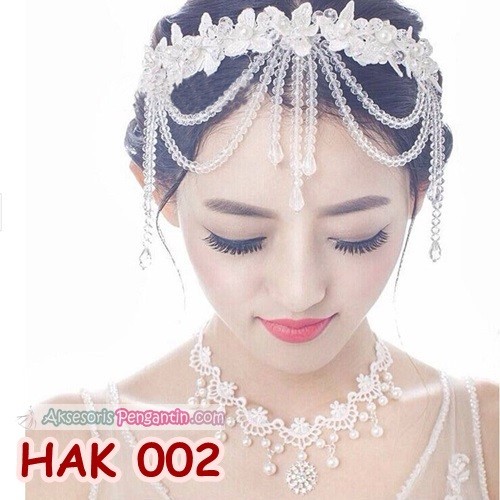 Paket Aksesoris Pesta Wedding l Perhiasan Pengantin Modern - HAK 002