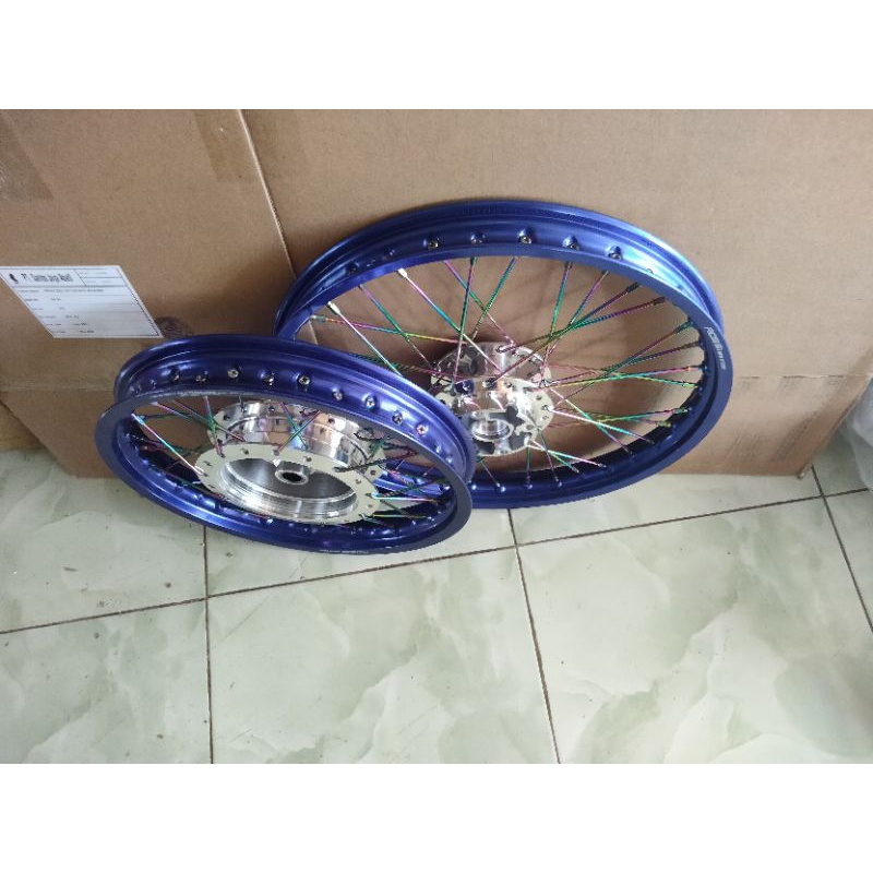 velg paketan jari jari beat, Scoopy, Vario 110 cross trail ring 14/17