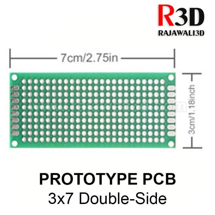 Prototype Double Side PCB 3x7 3*7 Universal Board Dua Sisi