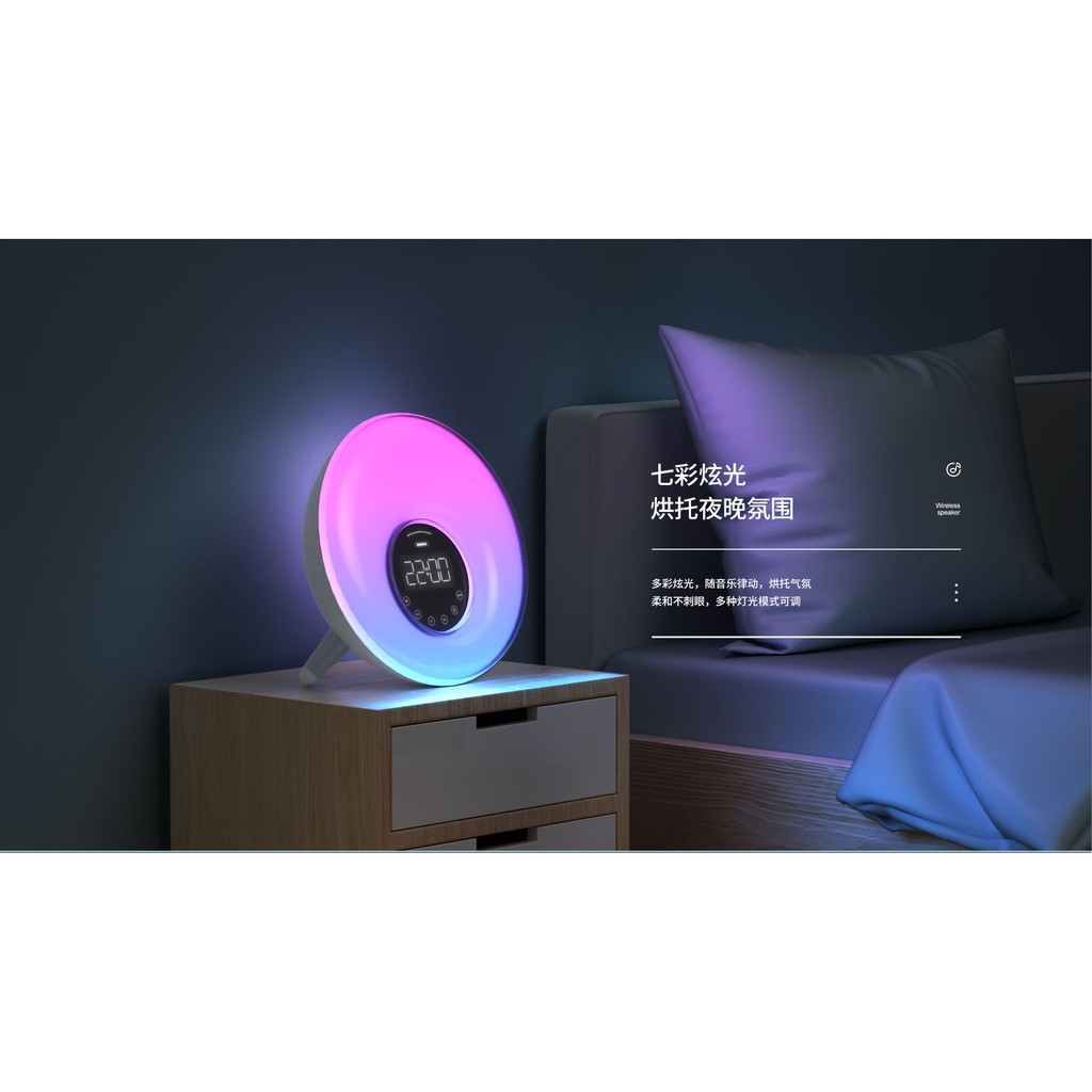 REMAX RB-M45 Desktop Ambient Light Fashion Bluetooth Speaker