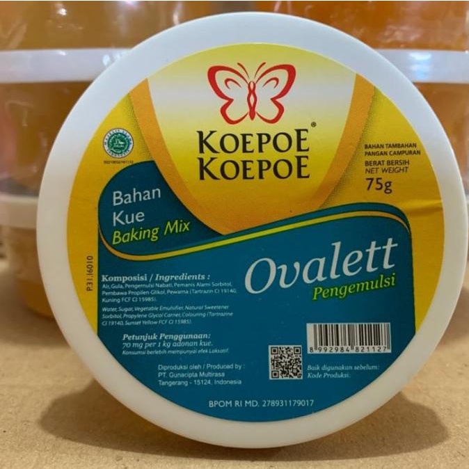 

Ovalett Pengulsi koepoe koepoe 75 gr/ Baking Mix