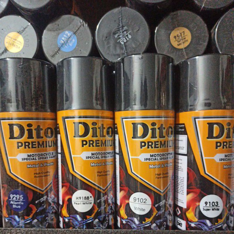 DITON PREMIUM 400 CC WARNA STANDAR BLACK/BLACK DOP/CLEAR/WHITE/SILVER