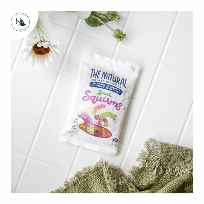 

The Natural Confectionery Co. Sour Squirms 180g