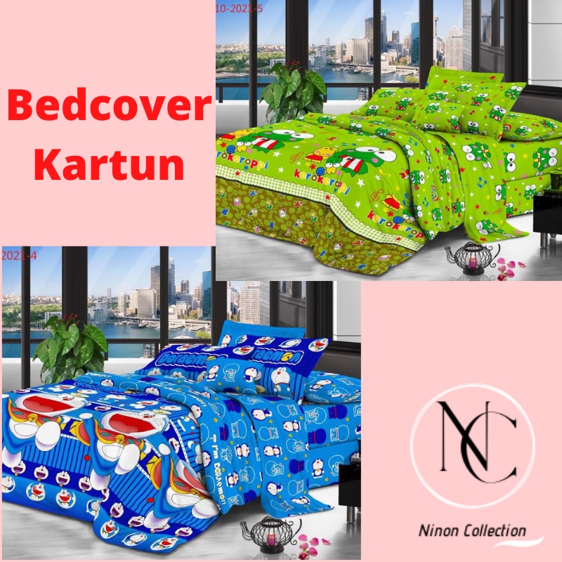 Bedcover set 180*200 Homemade Motif Kartun