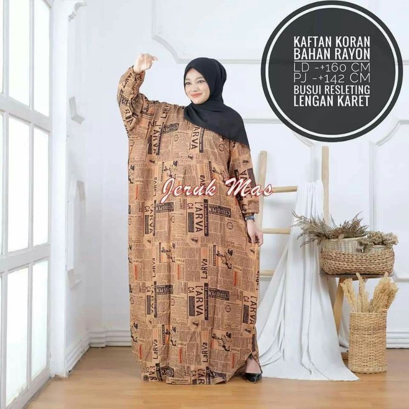KAFTAN MOTIF KORAN