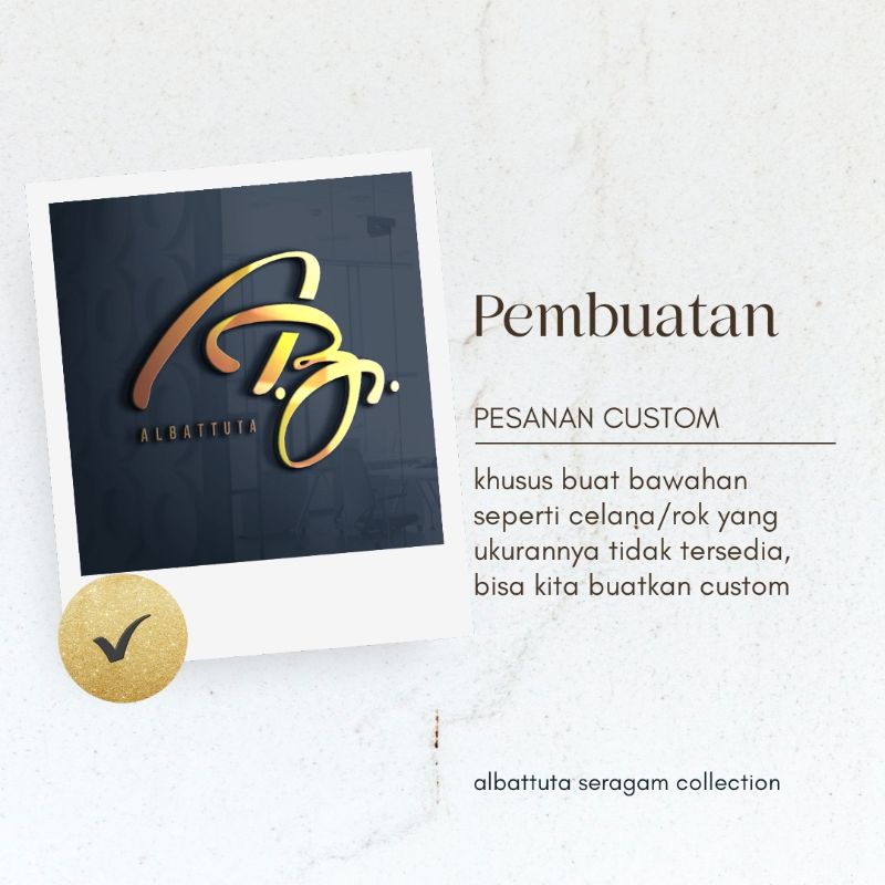 Pesanan Custom Untuk Semua Produk