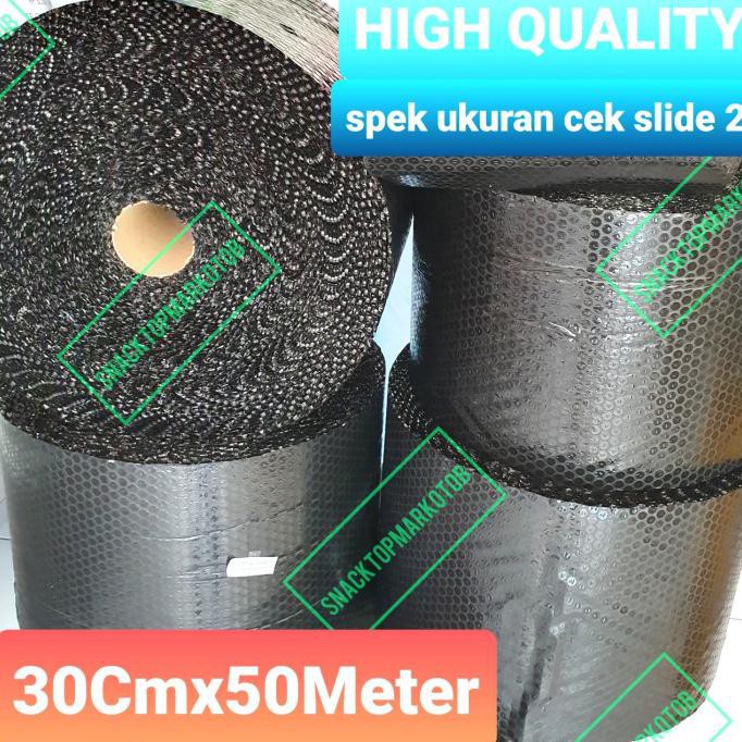 

Ready Stock] Bubble Wrap Hitam 30Cm X 50M Bagus Tebal Bubblewrap Bandung