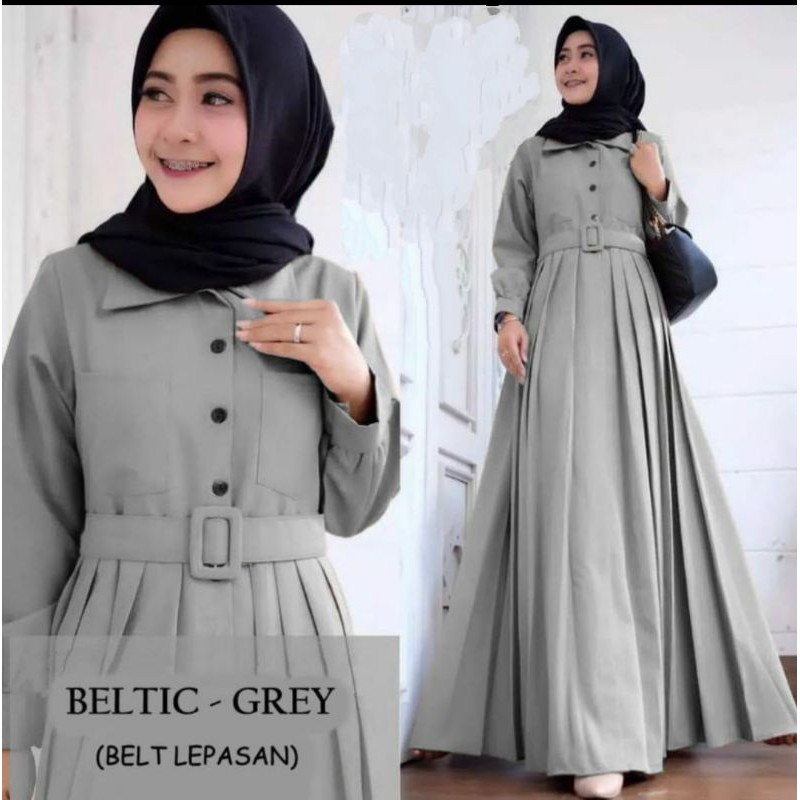 Gamis terbaru / Gamis Muslim / ( Ukuran M ~ L ~ XL ) / Beltic Dress / Gamis Termurah / Gamis Dress