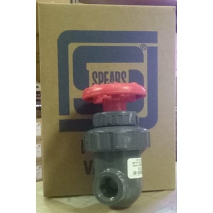 spears gate valve plastic pvc socket ansi 150 seize 2 inches