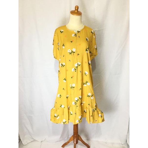 Daster Rempel Zipper Viral - Daster Midi- Daster Rayon Premium - Daster Busui JUMBO