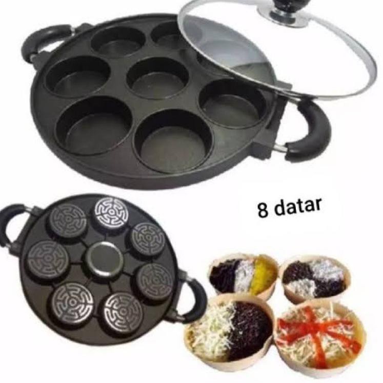 Grosir Cetakan Kue 8 Datar Martabak Mini Snack Maker 8 Lubang Shopee Indonesia