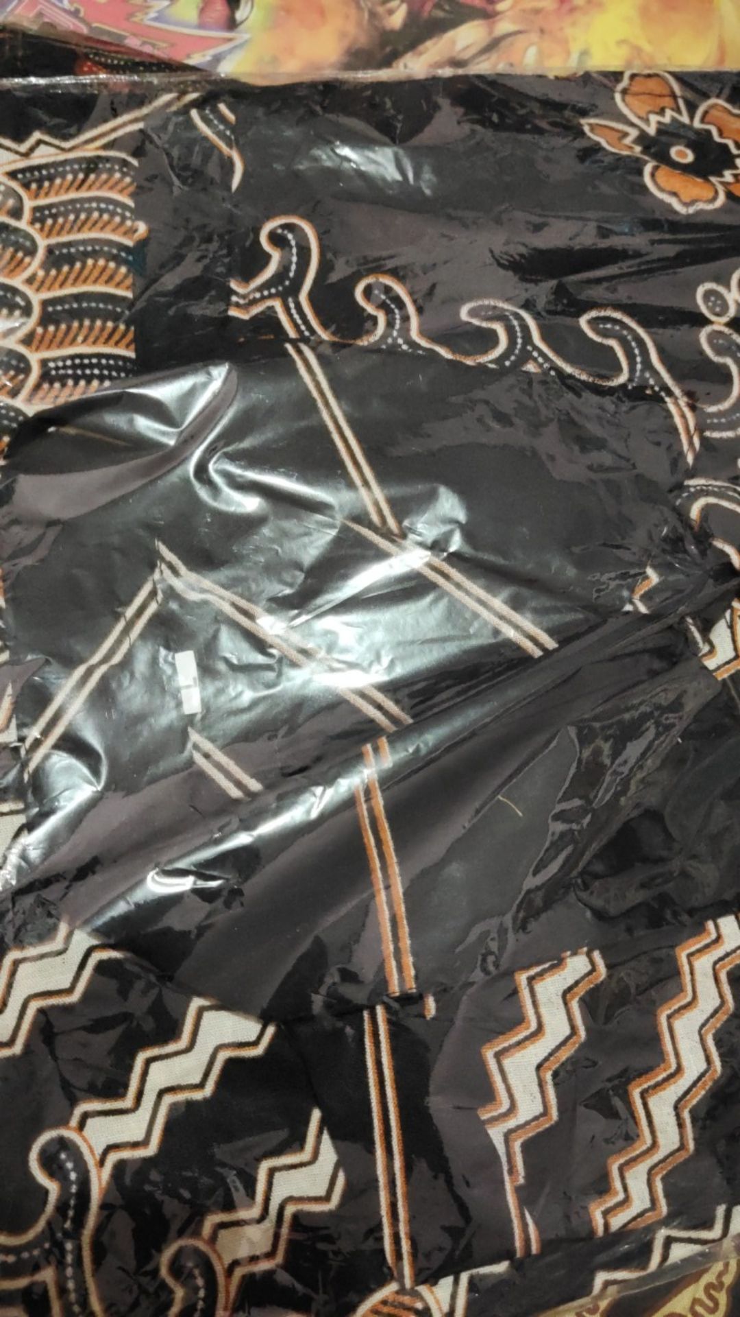 Kemeja Batik Pria Lengan Panjang Size M L Xl Xxl  Bswart Batik Hrb026 Kenongo Hem Panjang Padi