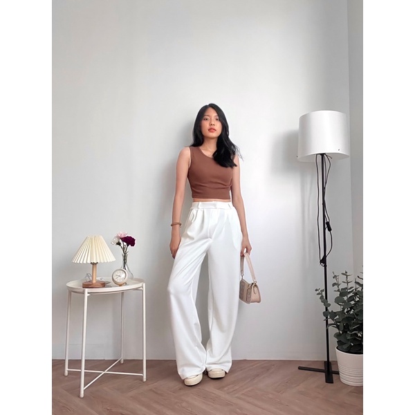 ASOKA Bora Pants - Celana Kulot - Celana Wanita - Wide Leg 2101