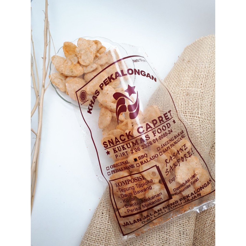

Oleh oleh khas Pekalongan Capret 150gr Cemilan khas pekalongan Capret original Capret asli Pekalongan Capret Kukumasfood