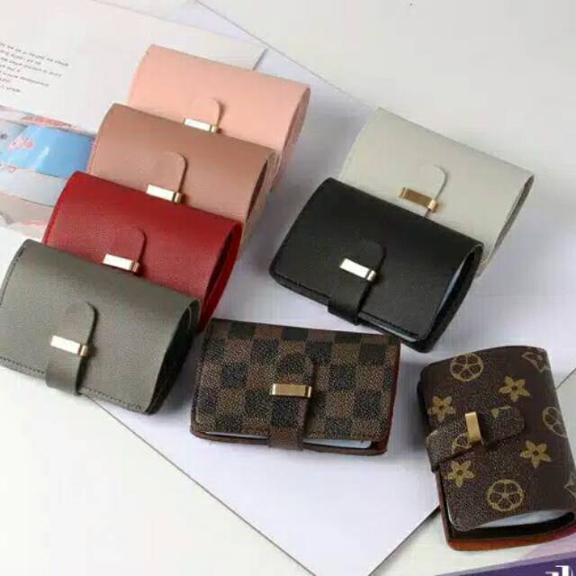 {Lav - 090} Dompet Kartu LV Lidah / Dompet Cewek / Dompet Pendek