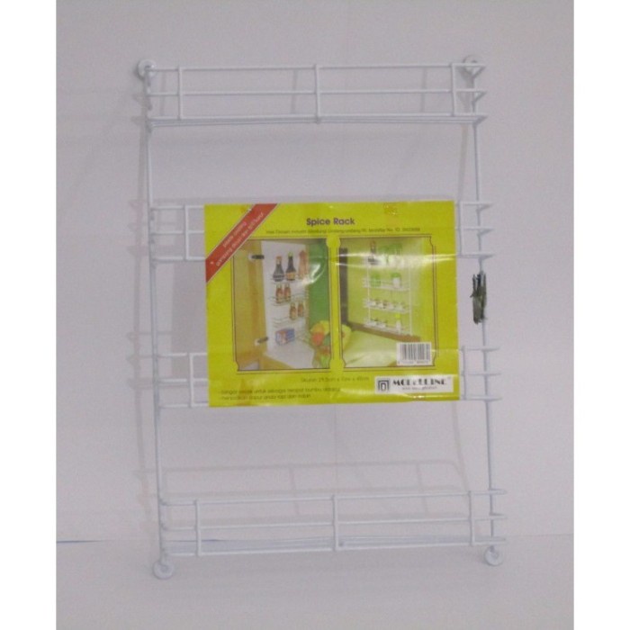 Rak Serbaguna dinding Bumbu Dapur Spice Rack Modelline 20.5x11.5x45,5