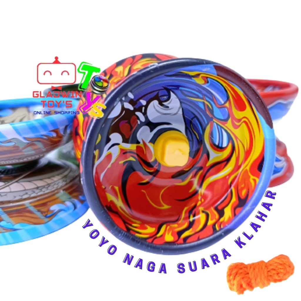 MAINAN YOYO MOTIF NAGA YO YO METAL