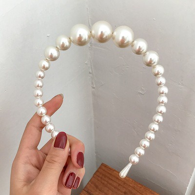 AC005 Bando Mutiara Pearl Headband Korea