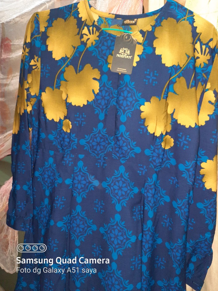 Gamis Syari Hawwa Dress Michan Busui Friendly  Motif Batik
