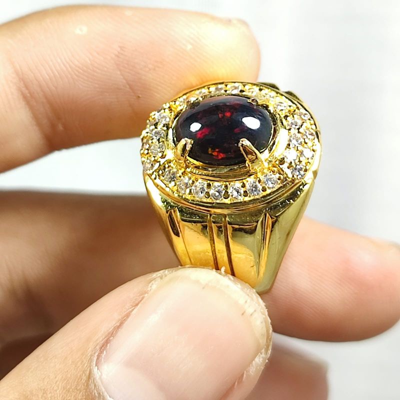 BATU BLACK OPAL TOP JARONG ASLI NATURAL