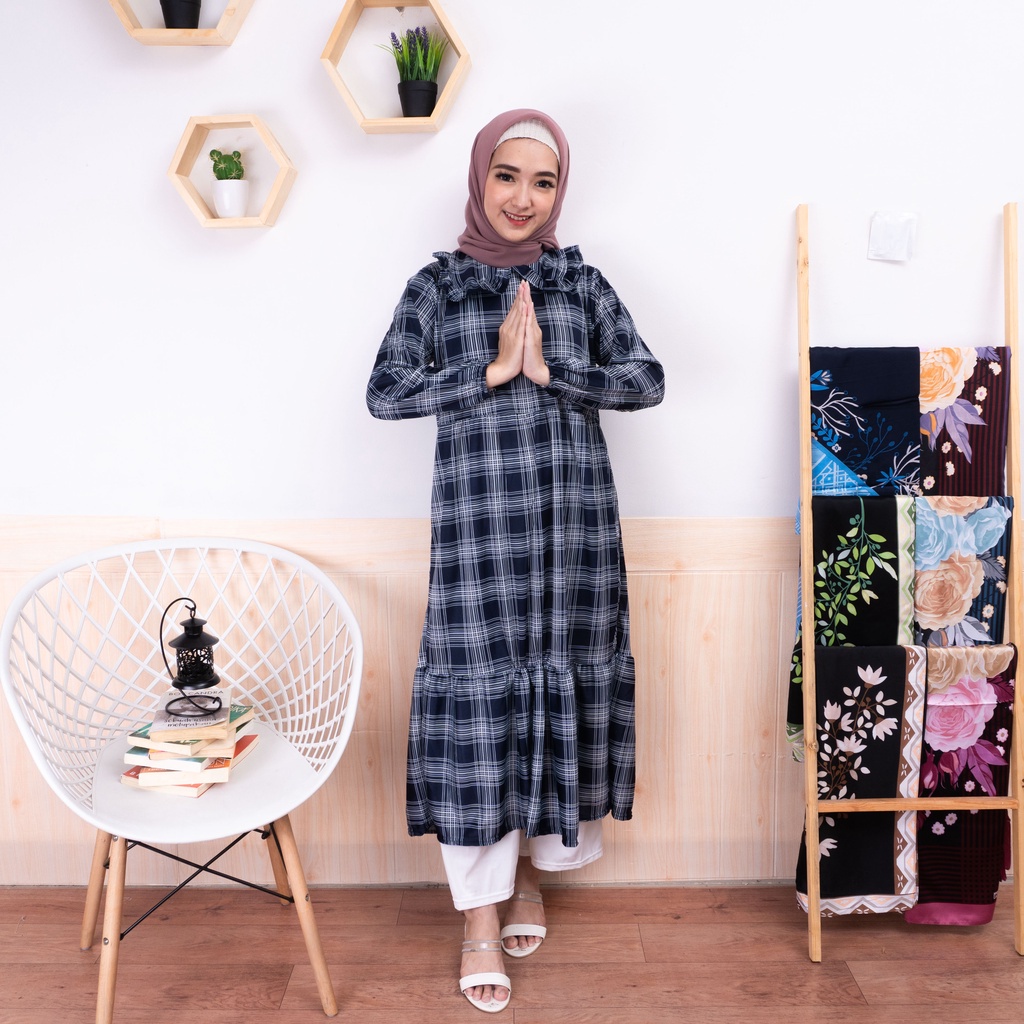 Mosti Midi Dress Viscose / Gamis Muslim Wanita