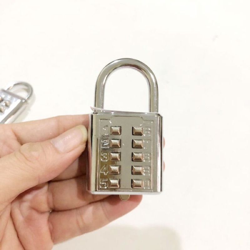 Gembok password 10 digit 40mm Soligen