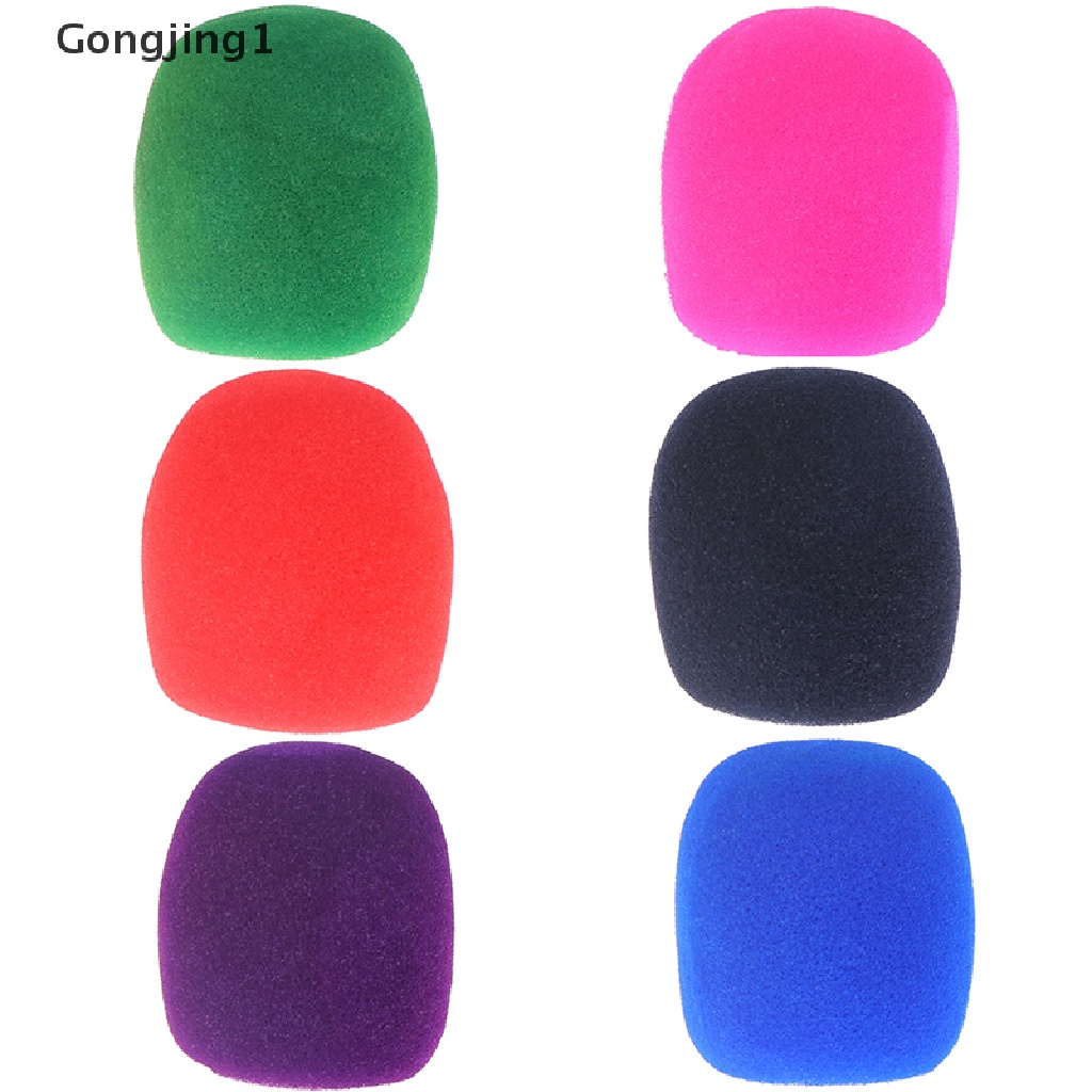 Gongjing1 5 Pcs Cover Penutup Mic Bahan Busa Untuk Rekaman