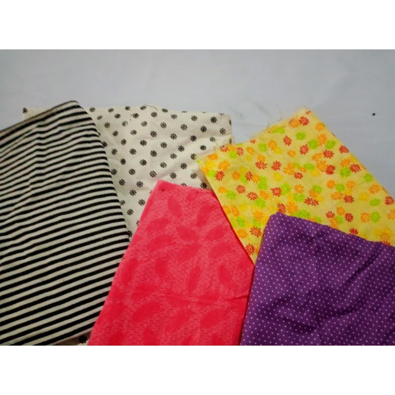 Kain PERCA KATUN BERBAGAI MOTIF 100%katun