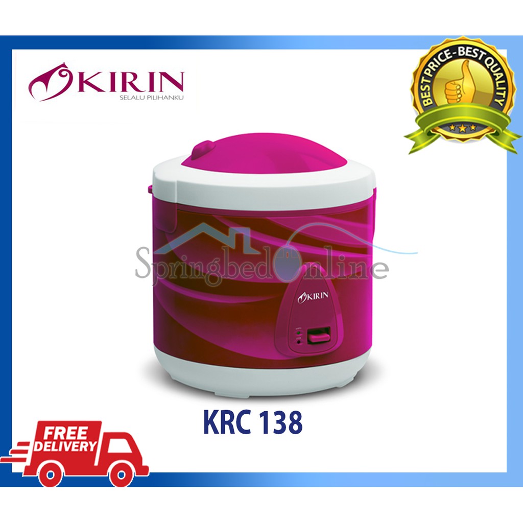 RICE COOKER KIRIN KRC 138 2 LITER