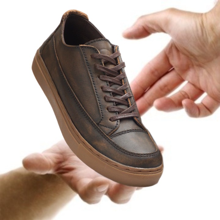 [KLAIM VOUCHERNYA] OLAF CAMEL SEPATU KULIT GREATA