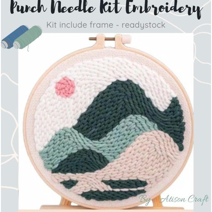

Banting Harga Diy Embroidery Punch Needle Kit Hoop - Omiyama