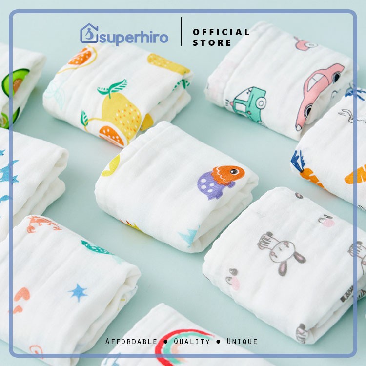 Sapu Tangan Bayi Katun Baby Cotton Premium Karakter Soft