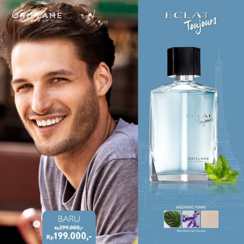 PROMO ORIGINAL  Eclat toujours eau de toilette, Parfum Oriflame, parfum Original Oriflame, Oriflame 