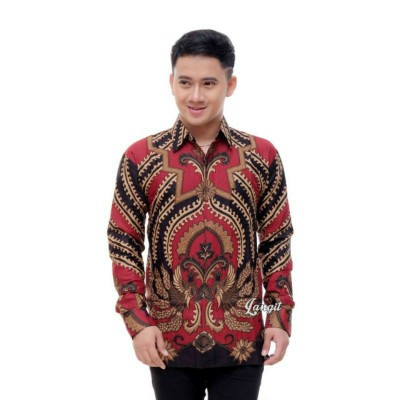 Batik Couple Keluarga Sania Ruffle Ori Ndoro Jowi Dnt Velvet Merah