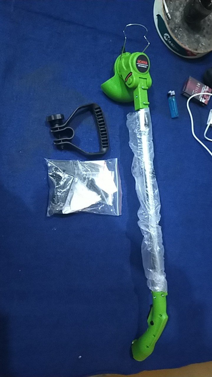 Mesin Potong Rumput Padi Uchiha Uciha Brush Cutter Cordless Baterai Tanpa Kabel