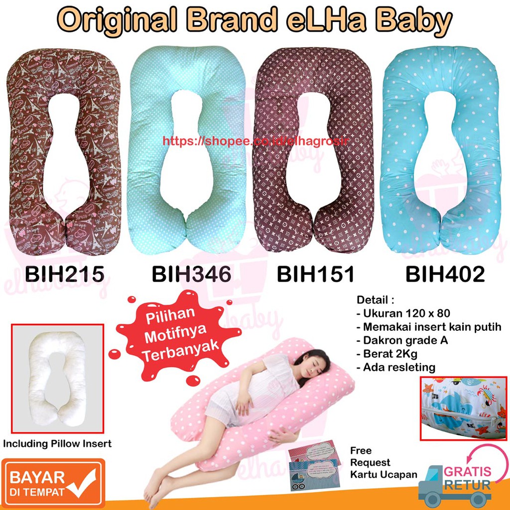 PROMO Maternity Pillow Murah Kebutuhan Ibu Hamil Bantal Hamil Karakter Bantal Ibu Hamil Lucu